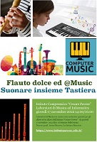Inizio Corsi di Strumenti Musicali SS1 Pavese a.s. 22 /23: Flauto dolce ed @music e Corsi di Tastiera  DS Caterina Cernicchiaro