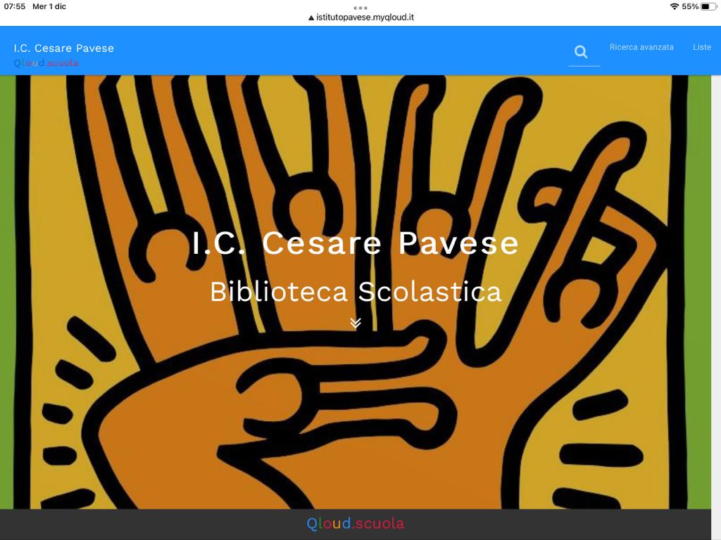Inaugurazione “Biblioteca 3.0” - QR Code  I.C. “Cesare Pavese” DS Caterina Cernicchiaro