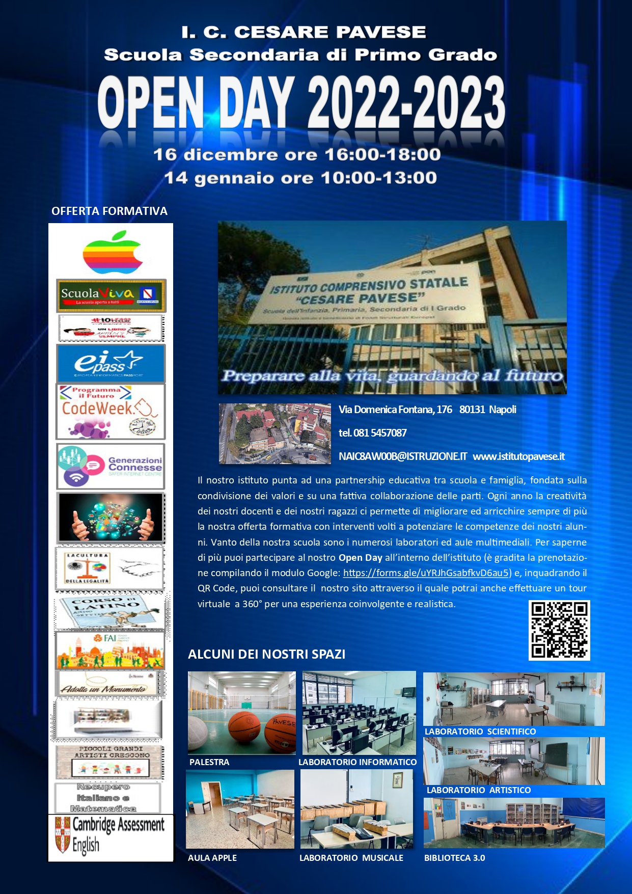 Open day 2022/23